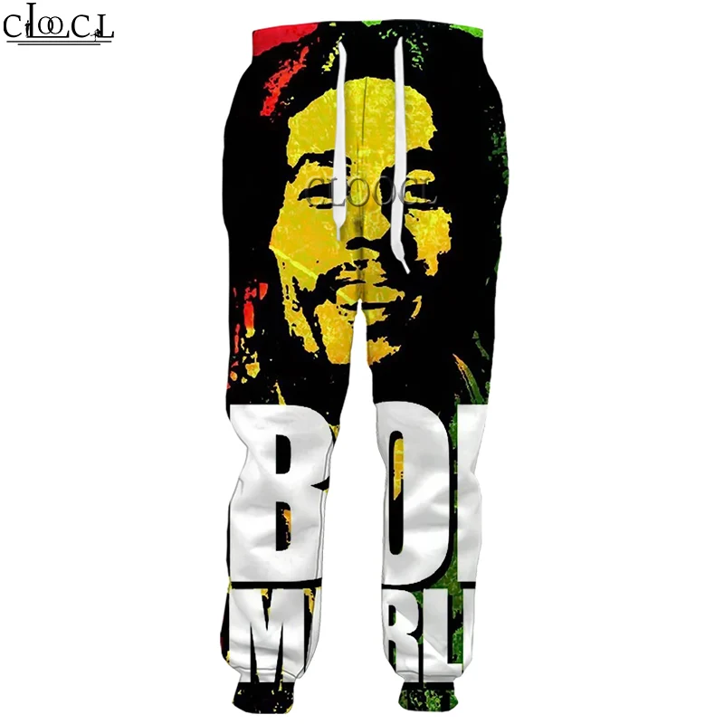 CLOOCL 2021 Newest Singer Reggae Creator Bob Marley 3D Print Men Women Casual Fashion Trousers Hot Sale Pants Drop Shipping