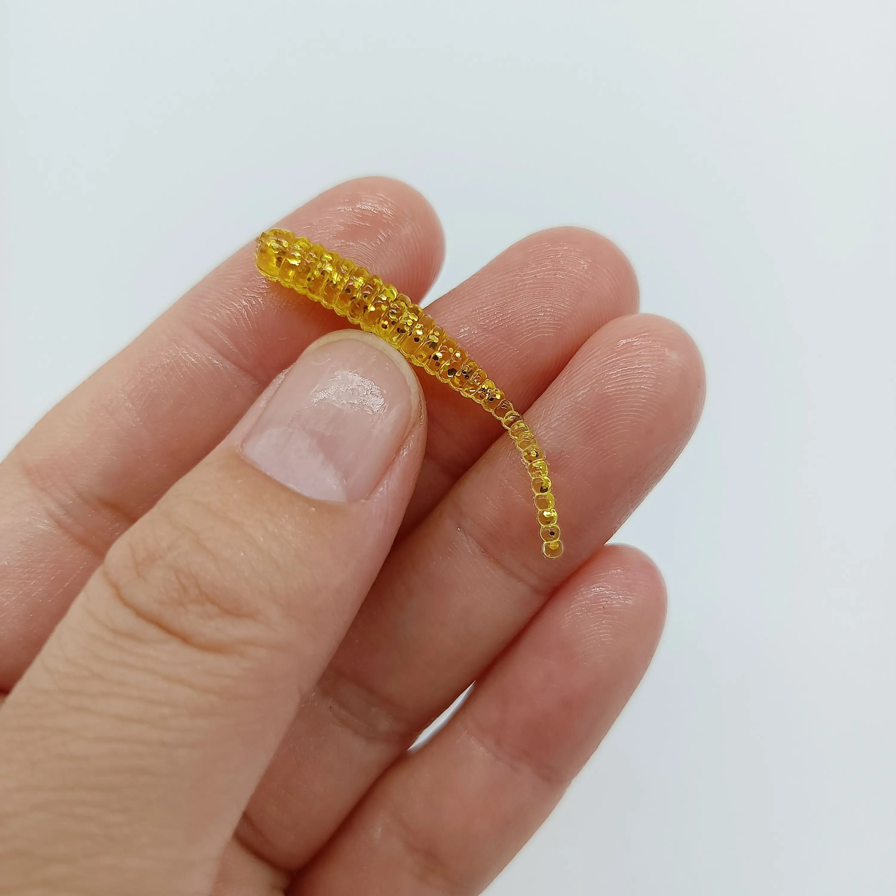 DUODUOYU 20 TEILE/LOS AJING Weicher Köder Rockfish Angeln Lockt 0,36g/40mm MINI Künstliche Köder Swimbaits Jig locken Wobbler Wurm Tackle – Detail 8