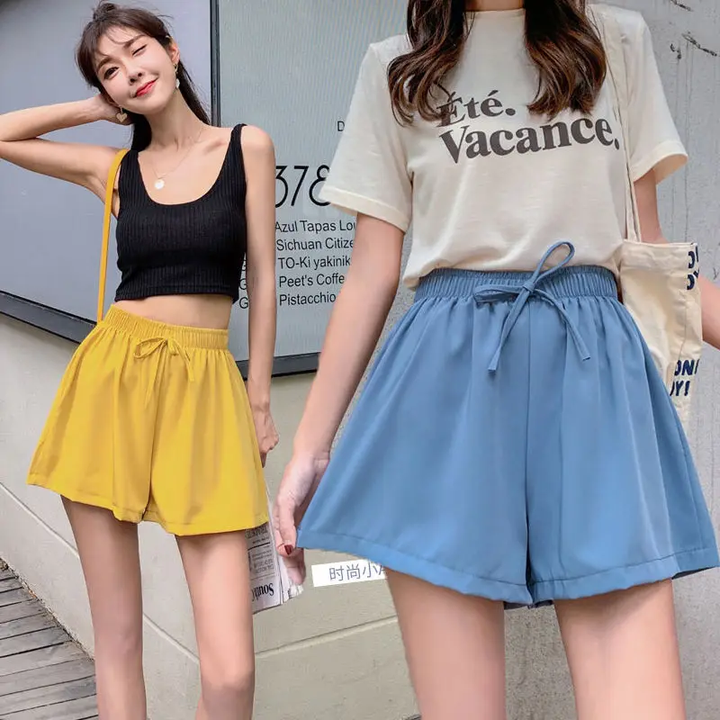 

Shorts Women Summer Chiffon Short Pants Loose High Waist Short Shorts Women Ropa Mujer