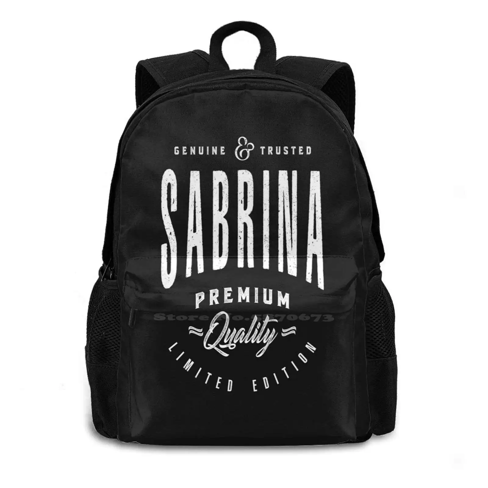 Name Hot Sale Schoolbag Backpack Fashion Bags Birthday Lettering Letters Name