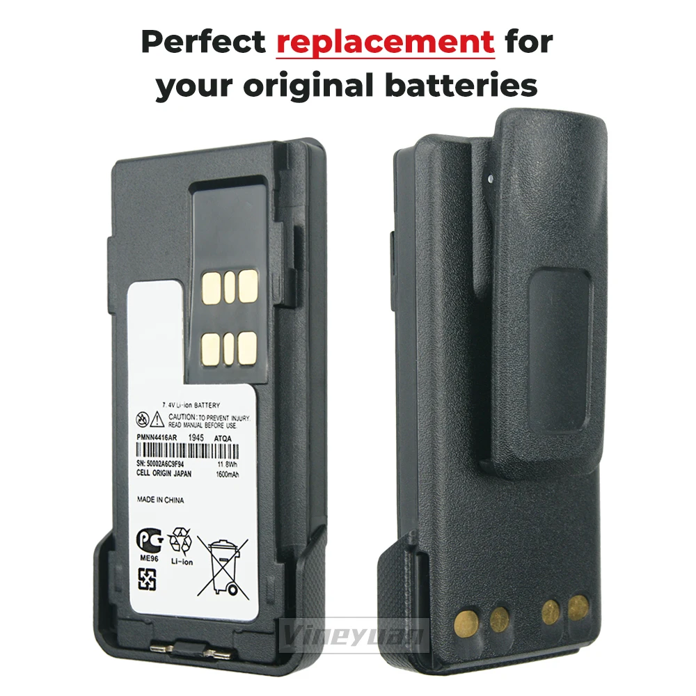 PMNN4416AR Battery for Motorola DP2000 DP2400 DP2600 DEP550 XiR P6600 P8600 P8620 P8660 P8668 Two Way Radio Replacement Battery