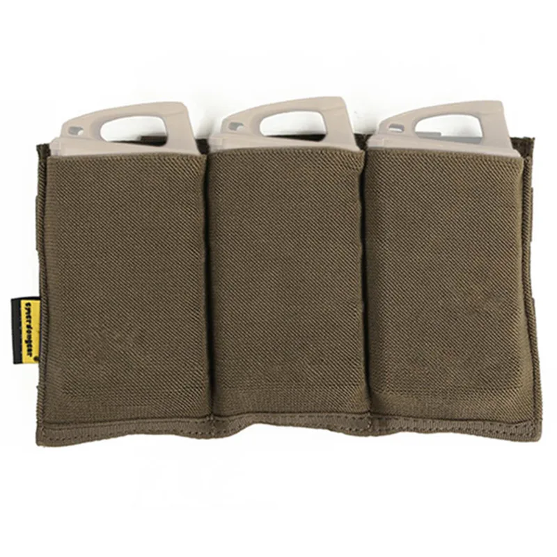 EMERSON-Triple M4 Pouch, FAST Magazine Molle, Airsoft Wargame Gear, Painball Equipment, MAG EM2388 BK Coyote Brown SG MC