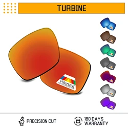 Lenti di ricambio polarizzate Bwake per-montatura per occhiali da sole Oakley Turbine OO9263-opzioni Multiple
