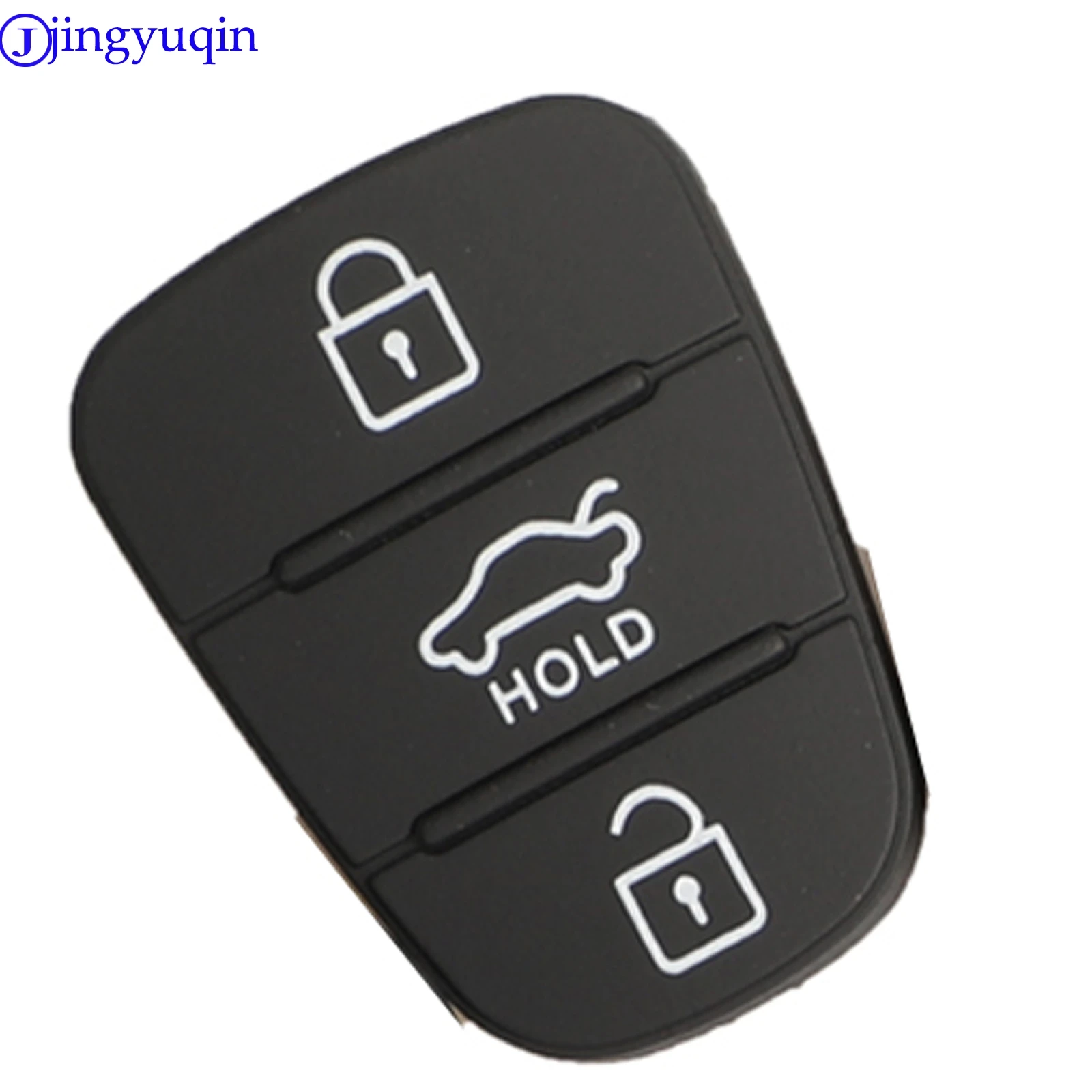 jingyuqin New Replacement Rubber Pad 3 Buttons Flip Car Remote Key Shell For Hyundai I30 IX35 Kia K2 K5 Key Cover Case