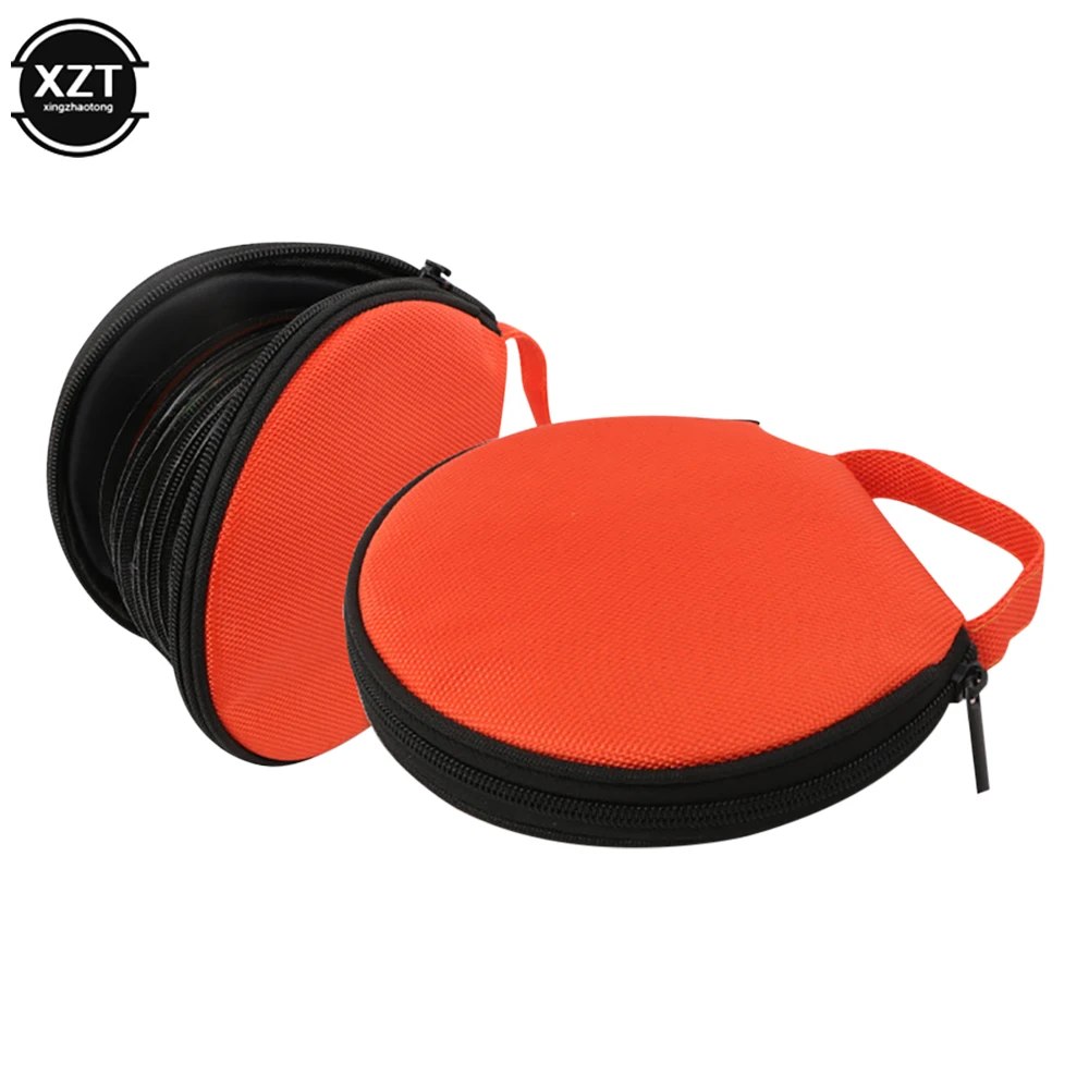 Portable CD DVD Case 20P Capacity Oxford Cloth CD Storage Bag Round Holder with Zipper for Home Car CD Box Bag