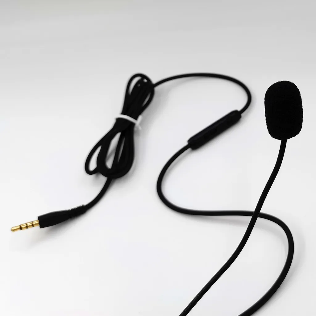 1.2メートルブームマイクケーブル3.5ミリメートルヘッドホンコンデンサーマイク用マイク電話pc