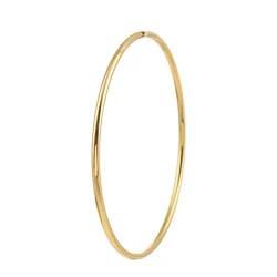 Stainless Steel Bangles Bracelets Gold Color  Round Adjustable Bracelet For Women  Man Jewelry , 1 Piece