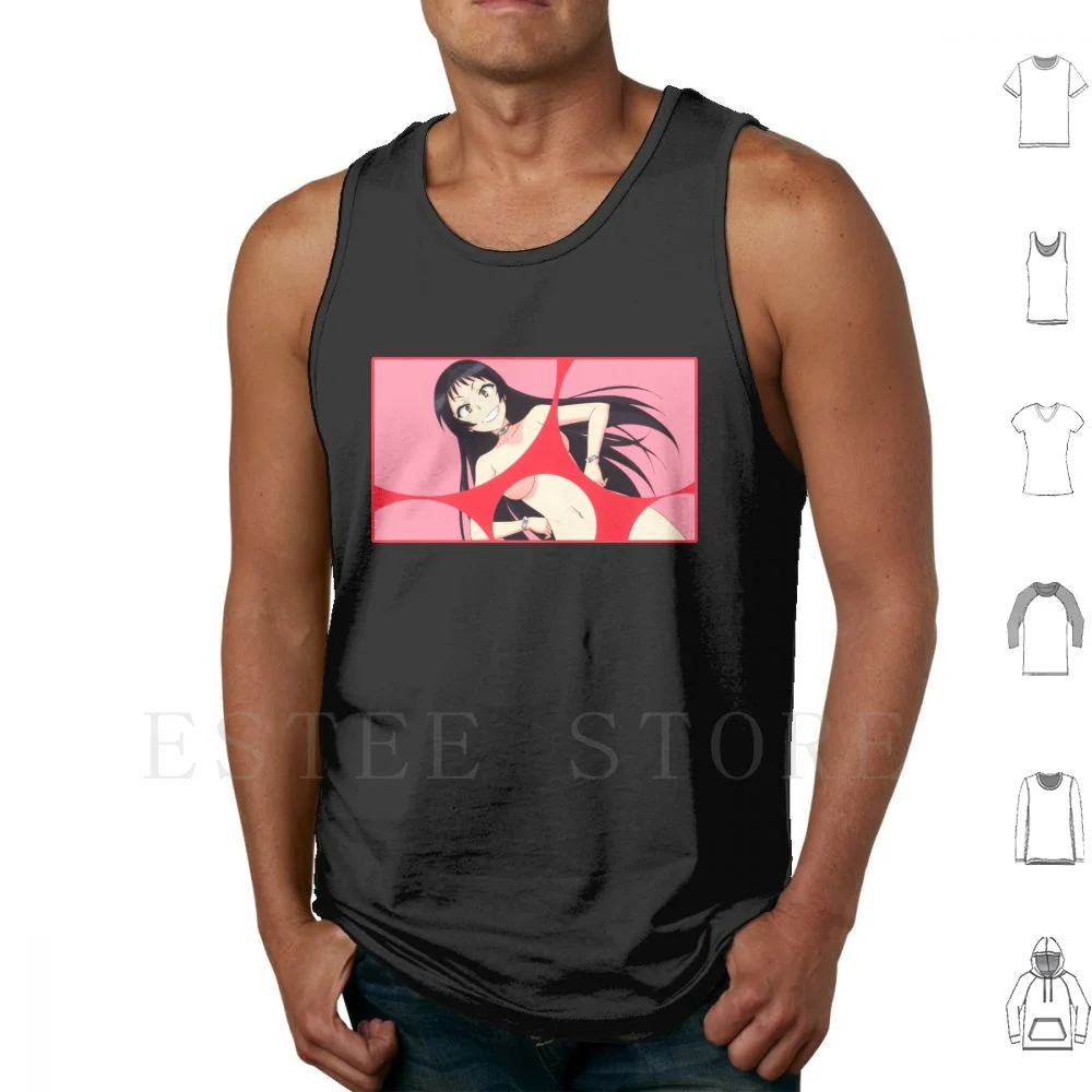 Ayame-Tank Tops Vest Sleeveless Anime Manga Lewd Anna Girls Ecchi Hentai Ayame Kajo