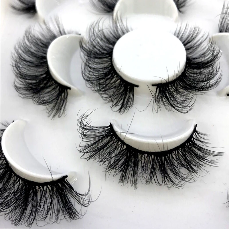 HBZGTLAD Sexy 100% Handmade 3D mink hair Beauty Thick Long False Mink Eyelashes Fake Eye Lashes Eyelash High Quality 03