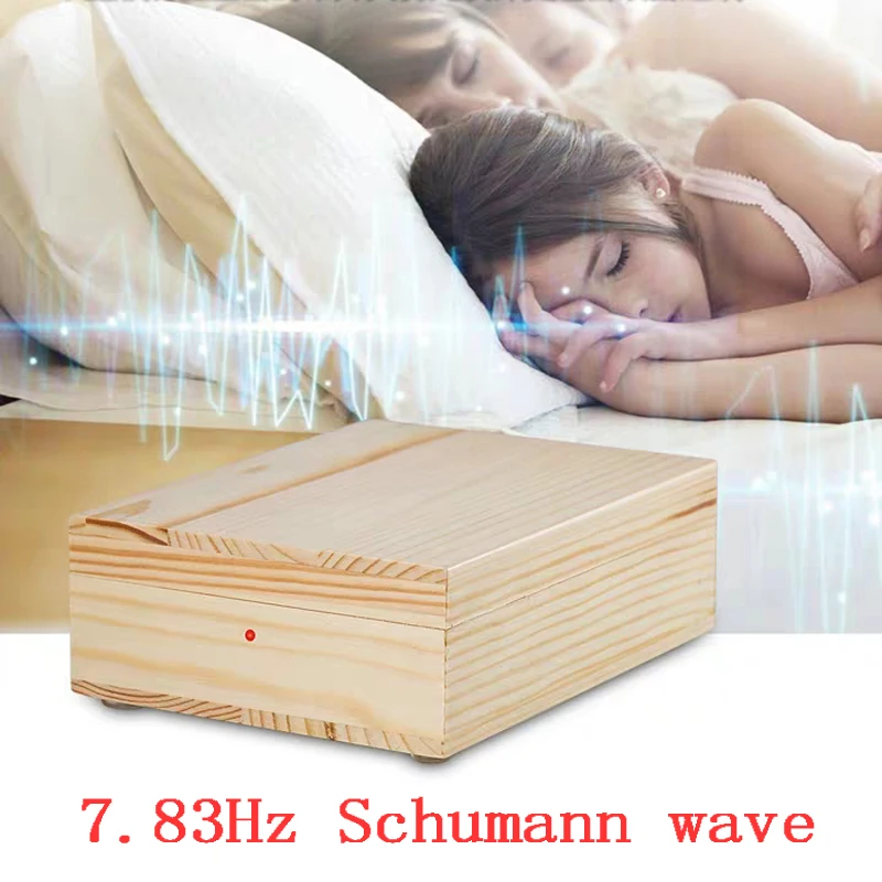 Wood version high power FM 7.83Hz Schumann wave generator  improve sleep soothing improve sound quality + Linear power