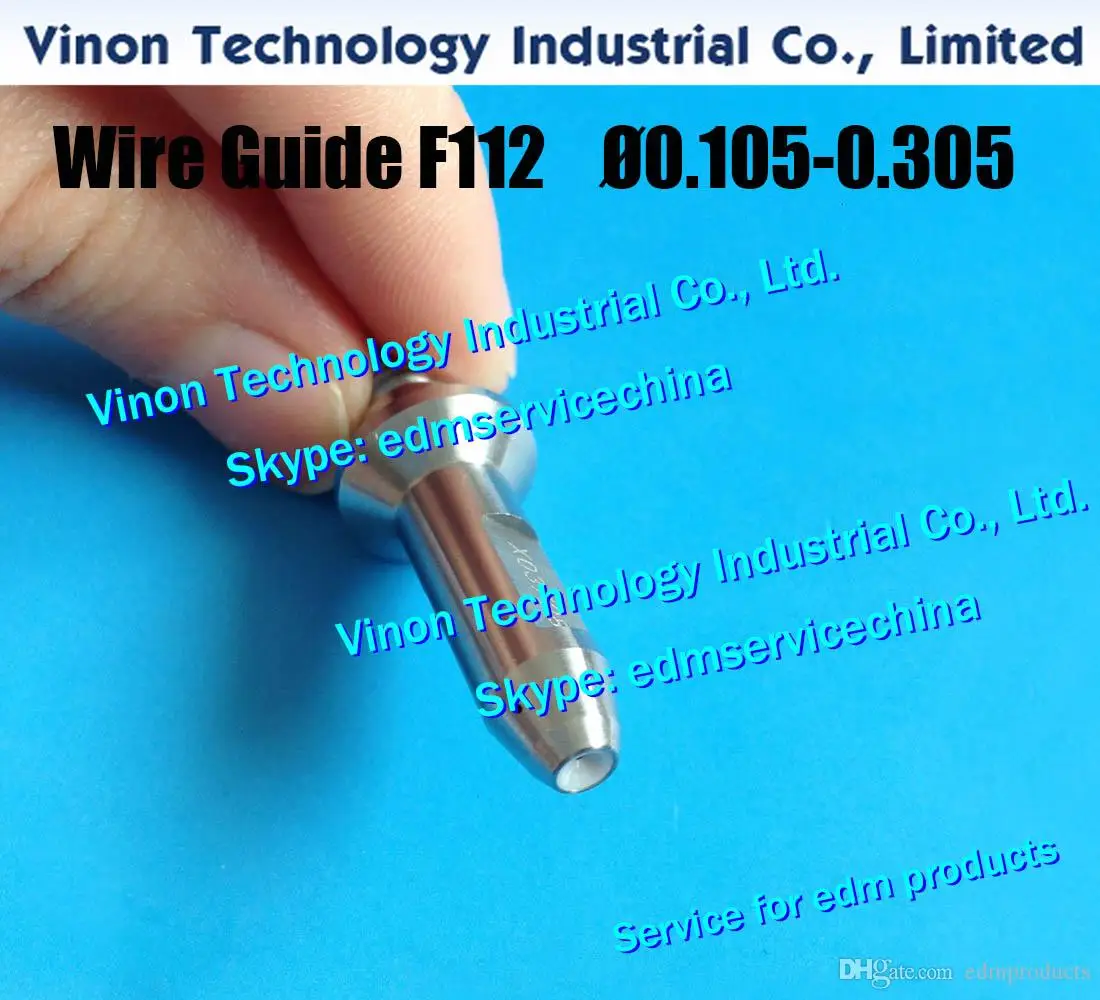 

Ø0.305mm Wire Guide F112T/45T Upper for taper 45 degree A290-8104-X707 for Fanuc A,B,C,iA,iB Upper diamond guide A290.8104.X707,