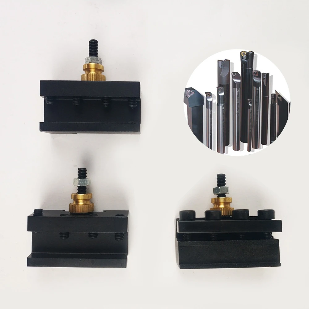 Un set di strumenti portacoltelli multifunzione mini portautensili in alluminio americano a cambio rapido portautensili per attrezzature per tornio
