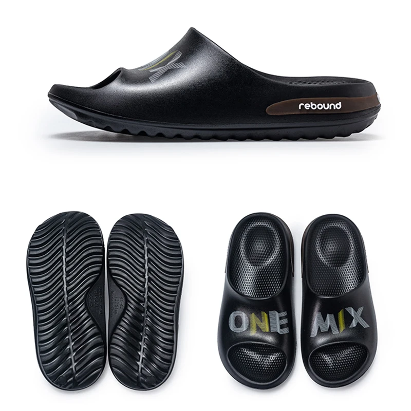 ONEMIX Original Männer Indoor Sandalen Slipper Sommer Casual Outdoor Non-slip Strand Watte Schuhe Erwachsenen Männlichen Cartoon Hause Flip-flops