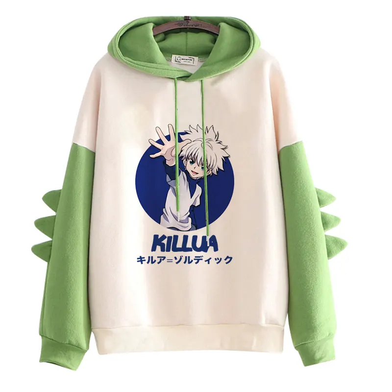 2021 Unisex Hoodies Hunter X Hunter Men Women Pullovers Hoodies Sweatshirts Killua Zoldyck Hisoka 90s Anime Hoody Streetwear Top