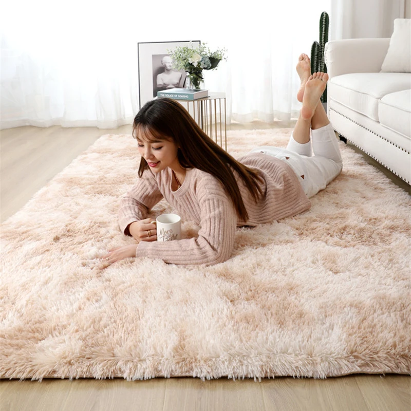 

Large Rugs for Modern Living Room Plush Carpet Kids Room Home Decor Fur Rugs Bedroom Machine Washable Thick Fluffy Rug 200X300cm