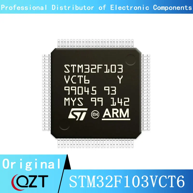 

Микроконтроллер STM32F103 STM32F103VC STM32F103VCT6 LQFP100, микроконтроллер с новым пятном, 10 шт./лот