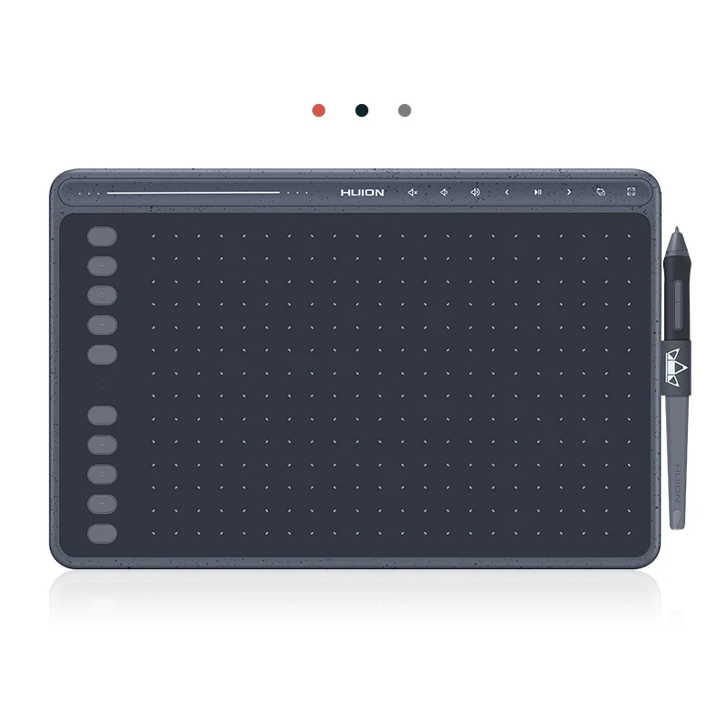 HUION Graphics Tablet HS611 10x6 Inch Drawing Tablet 3 Color with