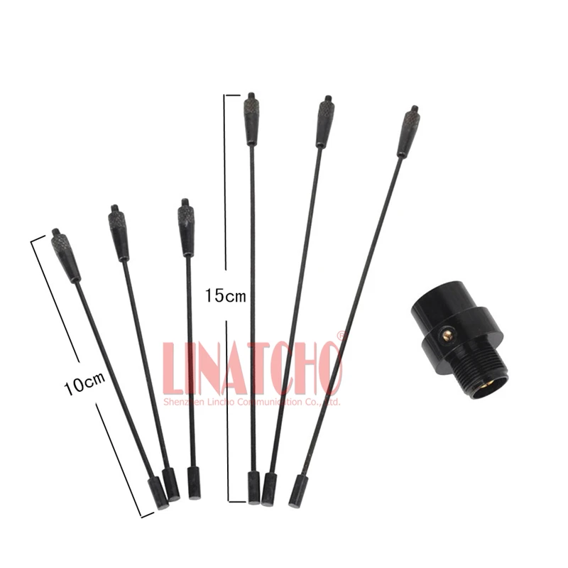 LINATCHO RE-02 10-1300MHz UHF PL259 to SO239 Car Mobile Radio Antenna Gain Ground