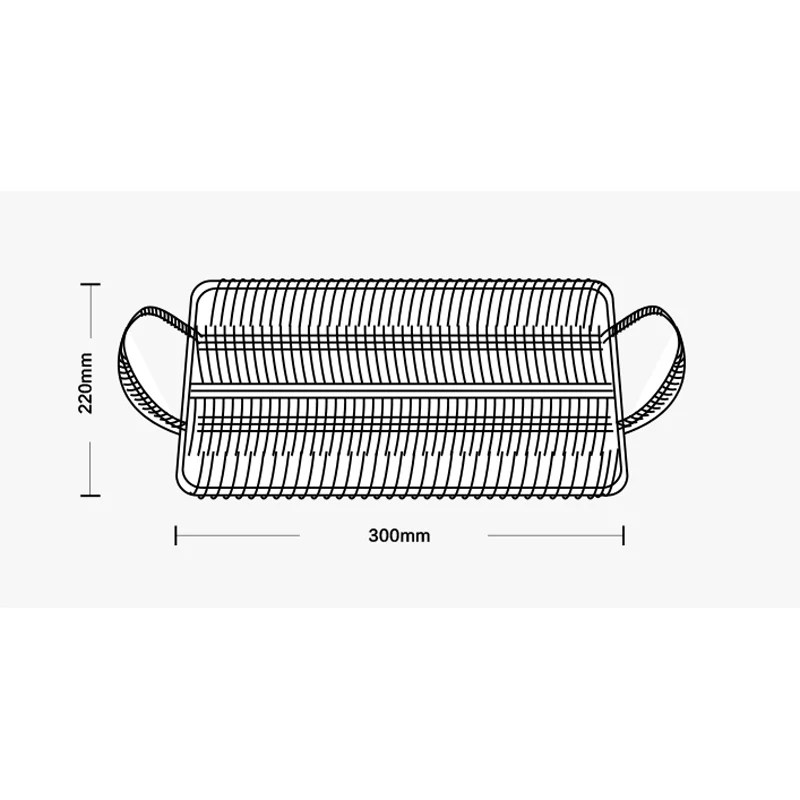 Rattan Plate Dinner Plates Sushi Plate Fruit Bread Cake Service Borden Servies Dessert Plates Christmas Dinning Room Decoration