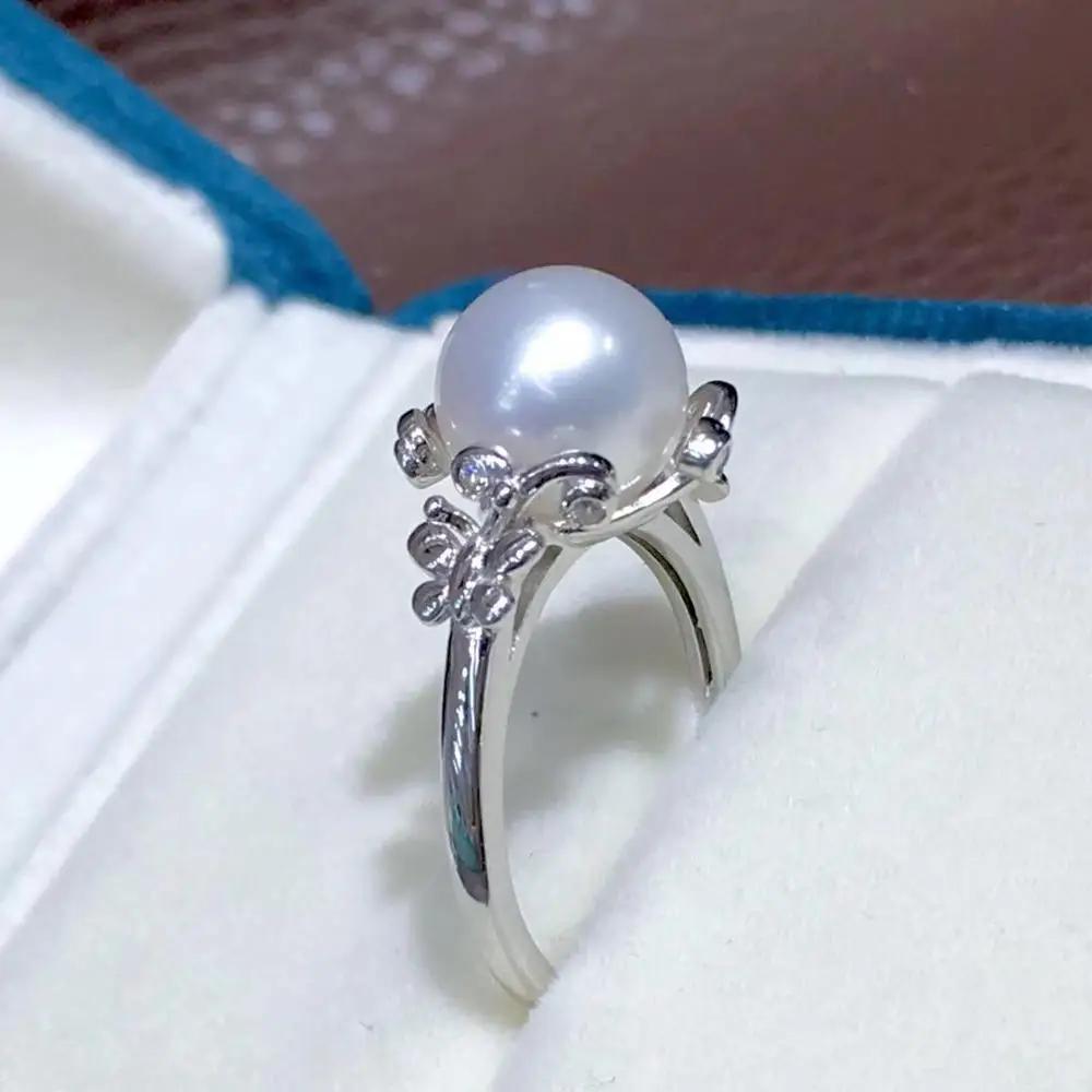 

Butterfly 925 Sterling Silver Ring Finger Ring Settings Adjustable Ring Findings Jewelry Parts Fittings Accessories, 3pcs/lot