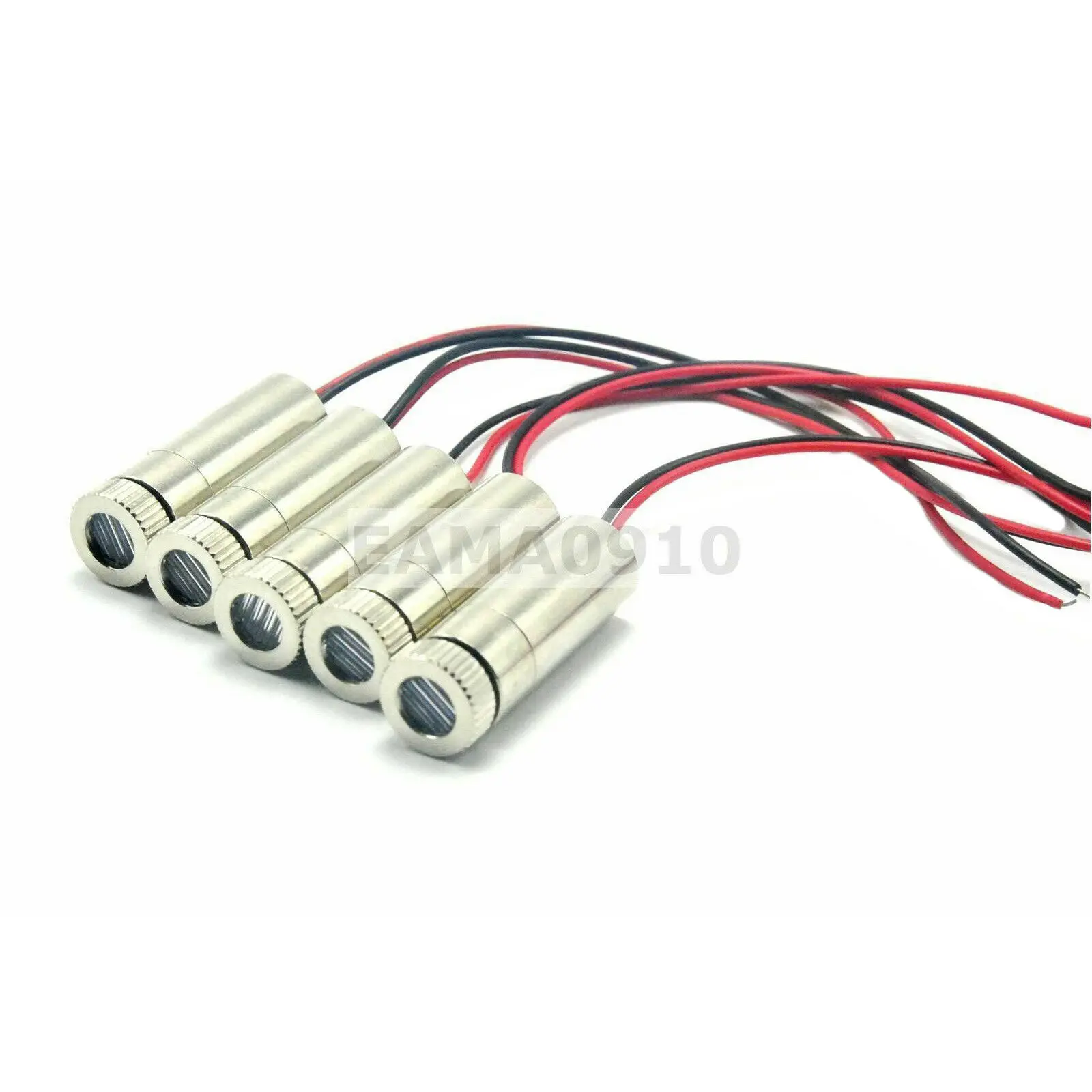 5pcs Focusable 405nm 10mW Line Violet/Blue Laser Diode Module 12x35mm w/Driver in