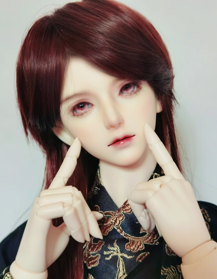 BJD Hermaphrodite body Mu ranzhi  free eyes resin figures gift toys for sale 1/3 scale HeHeBJD hermaphrodite