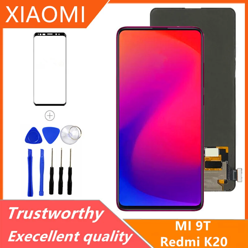 

For XiaoMi Mi 9T LCD with frame for Redmi K20 Pro / K20 Display mi 9t pro Touch Screen Digitizer Assembly