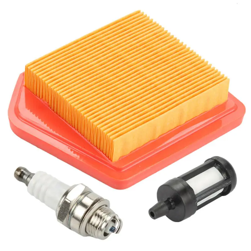 Air Filter SARK Plug-In Kit For Stihl FS260 FS360 FS460 String Trimmer Supplies Garden tool lawn Mower Spark Plugs Fuel Filters