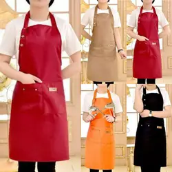 Hot Sale Cooking Kitchen Apron For Woman Men Chef Waiter Cafe Shop BBQ Hairdresser Aprons Bibs Kitchen Accessory