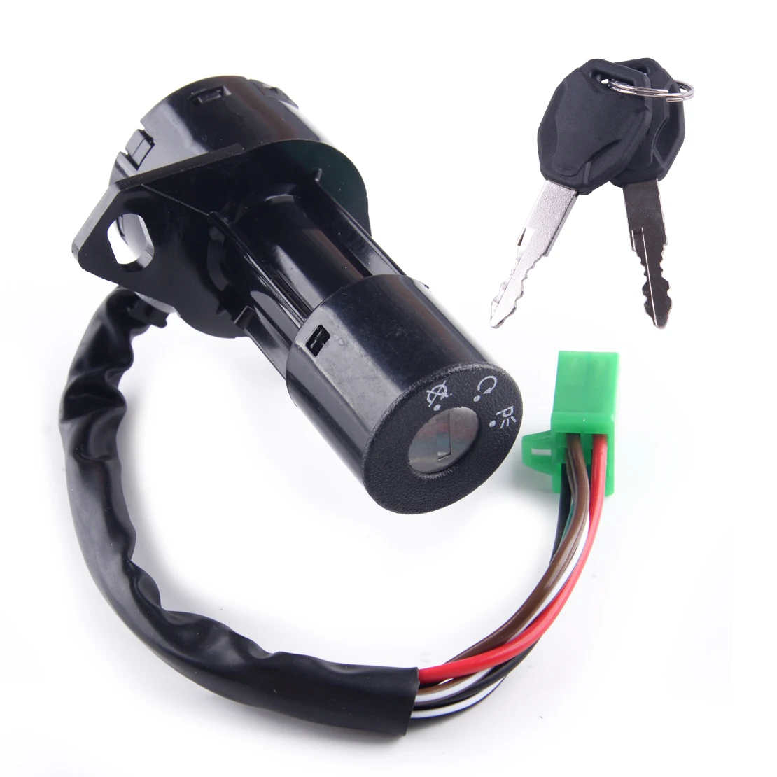 Motorcycle Security 6 Wires Ignition Switch Lock With 2 Keys Set Fit For Suzuki GS125