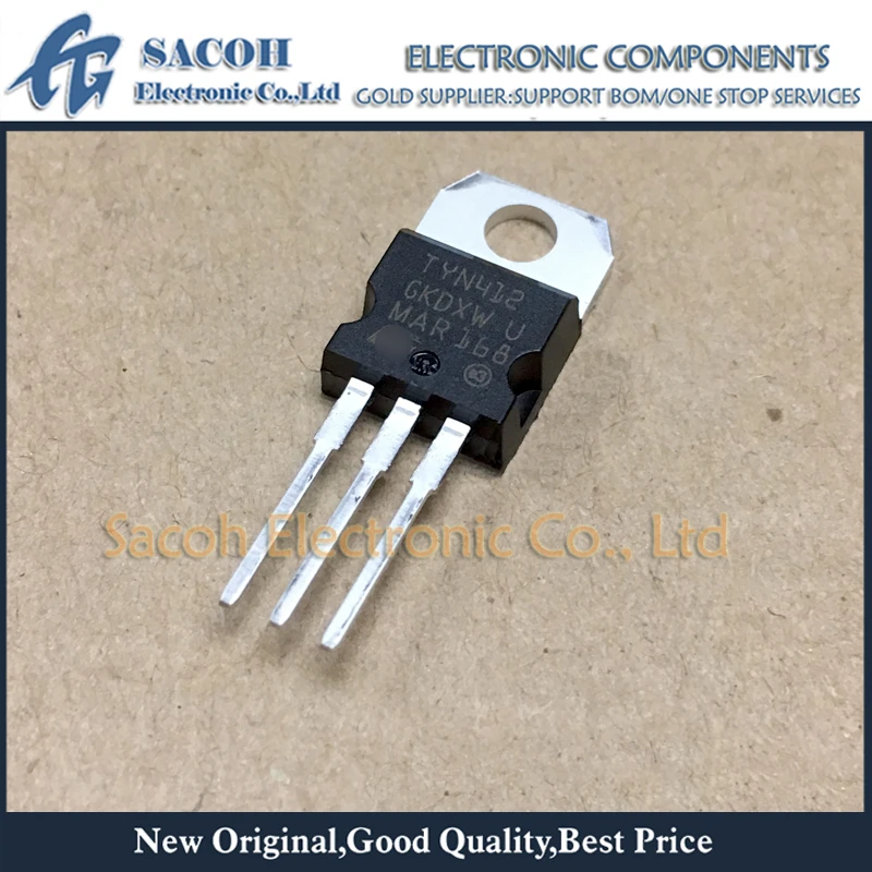 

10Pcs TYN412 or TYN212 or TYN112 or TYN0512 TO-220 12A 400V/200V/100V/50V SCR