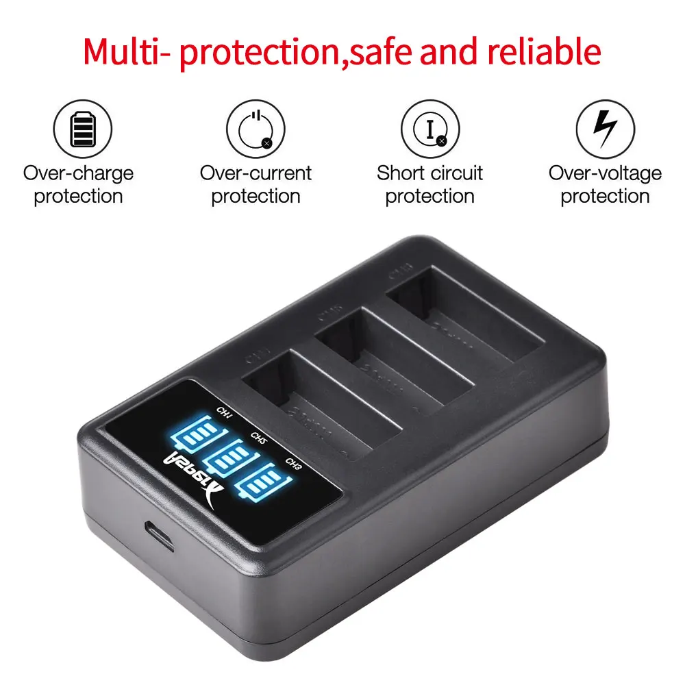 Bateria pg1050 sj4000 com conjunto de carregador, para sjcam sj4000 wifi sj5000 sj6000 m10 sj7000 sj8000 sj9000 eken h8 h8r h9 h8plus tão coo