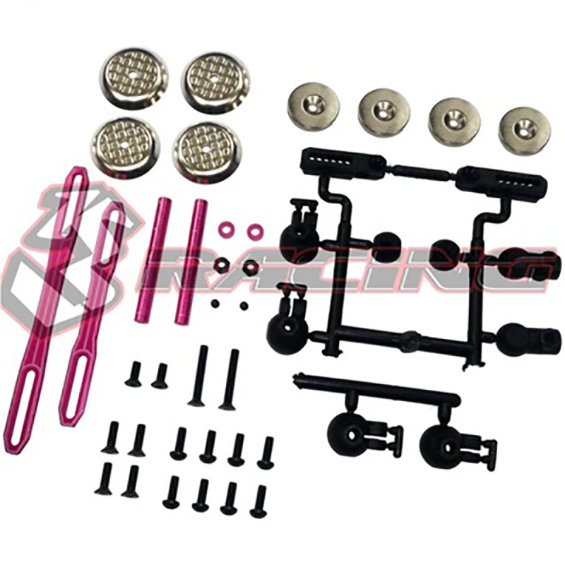 

3RACING Sakura D4/D5/D5S/YD-2 Drift Car Metal Upgrade Parts Invisible Car Shell Column SAK-D4832