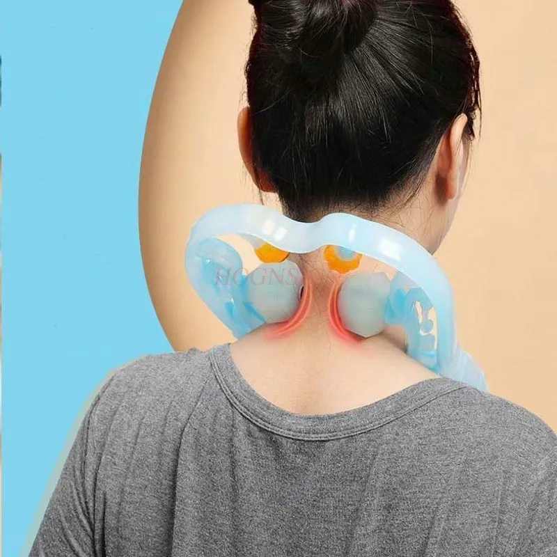 

Cervical spine massager handheld shoulder guard and neck massager manual clamp kneading neck shoulder neck pain home office