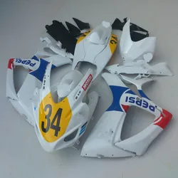 Best price Bodywork Fairing kit for SUZUKI K6 K7 Injection Molding GSXR 600 750 2006 2007 white gsxr600 fairings