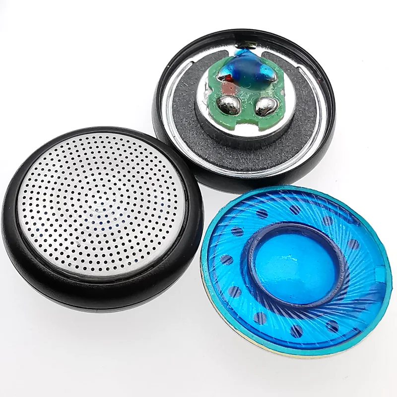 15.4mm Speaker unit blue diaphragm 32ohms 300ohms N52 Neodymium magnet 2pcs