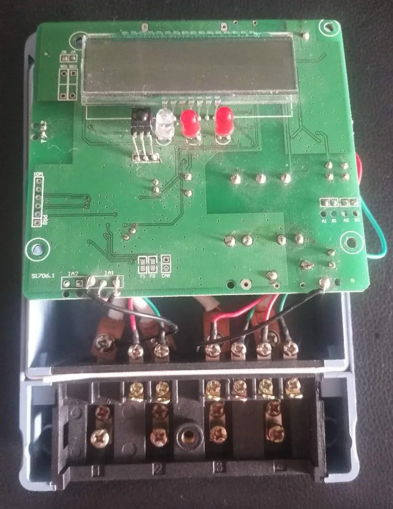 Single Phase three wire kWh Meter Pass-Through  3-Wire 120/240V 100A 60Hz 2 hots 1 neutral 1p 3w 1600imp/kwh electonic power