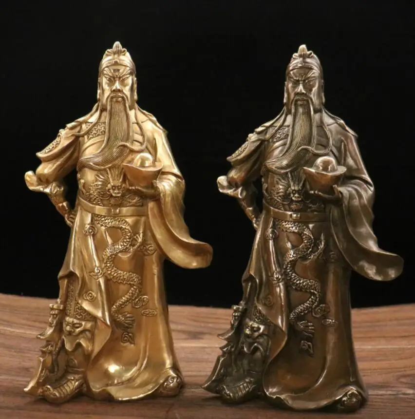 

Archaize brass Ingots Guan yu god of wealth Buddha consecrate Buddha decoration crafts statue