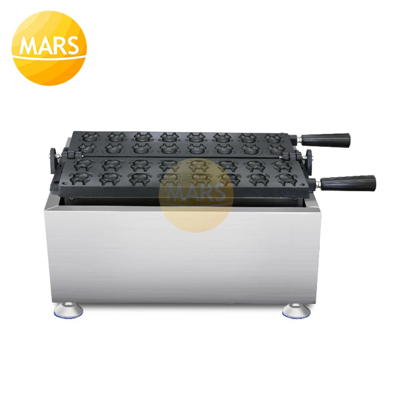 Commercial 16pcs Chicken Shape Waffle Machine Non-stick Chicken Grill Waffle Stick Maker Electric Baking Pan Equipment