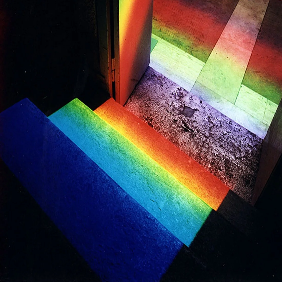 Prisma Triangular de 14x14x87mm para ver fotos de tamaño arcoíris, fotografía con luz solar de siete colores, experimento de Ciencia Óptica para estudiantes
