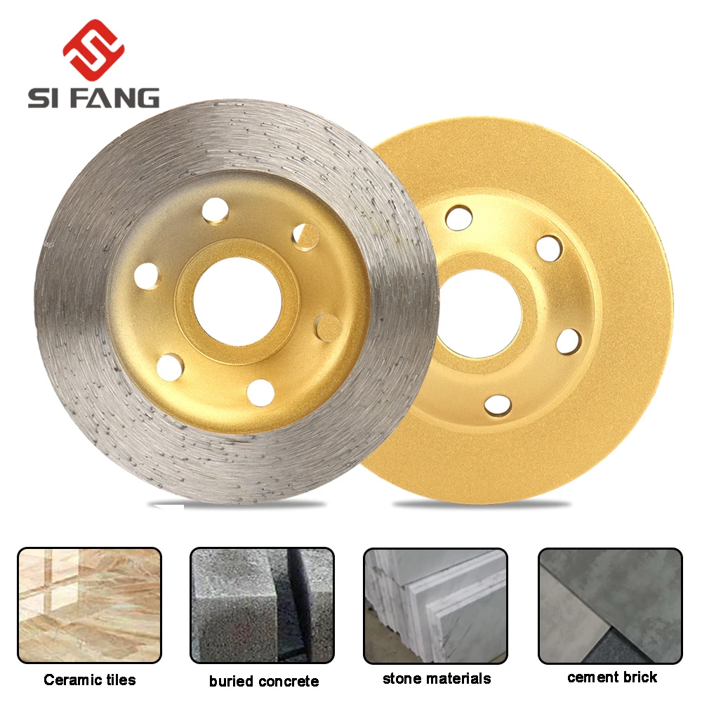 100Mm Kim Cương Đá Mài Đĩa Bát Hình Rổ Dáng Cốc Xay Bê Tông Đá Hoa Cương Đá Gốm Đĩa Cắt Dụng Cụ Điện