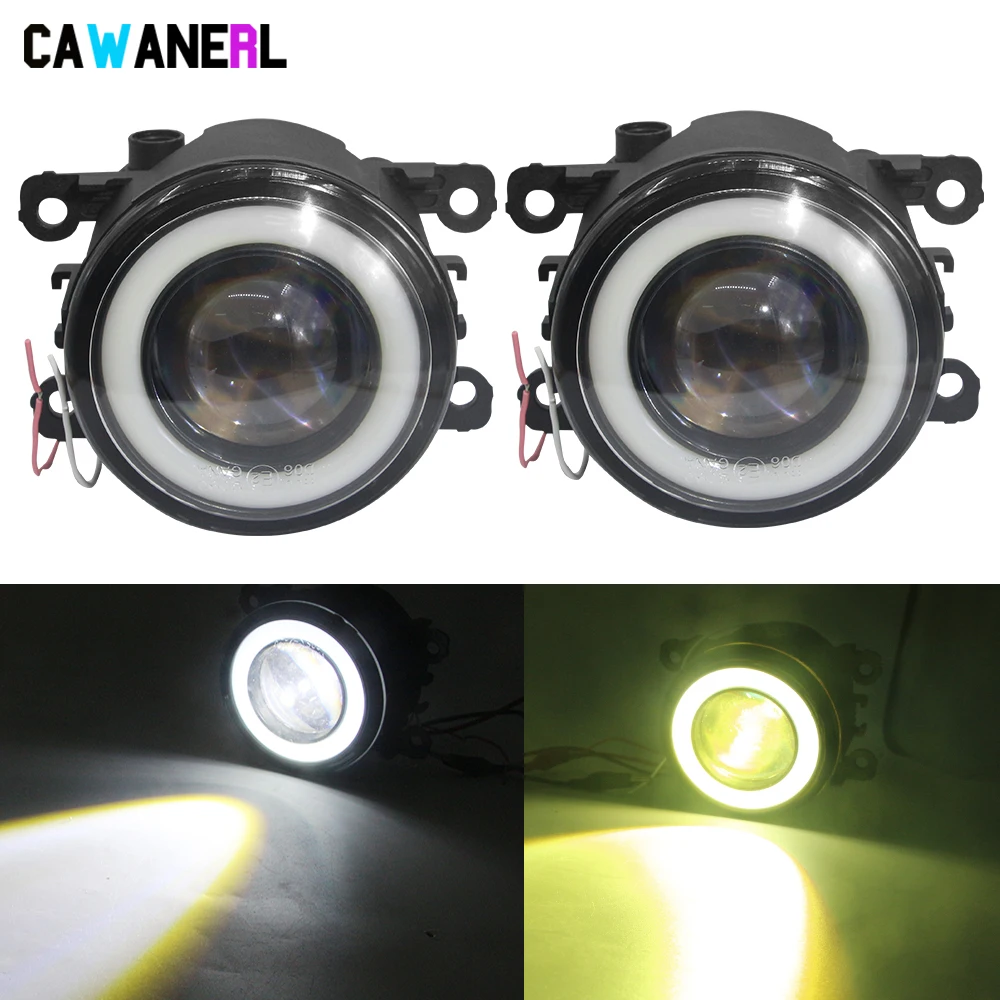 Car LED Fog Light Assembly COB Angel Eye Daytime Lamp DRL For Opel Vectra Corsa Zafira Meriva Movano Tigra TwinTop Astra Signum