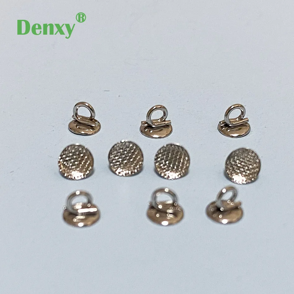 

Denxy Dental Orthodontic Traction Hook Bondable Lingual Button Dental Direct Bond Eyelet Dental Attachments Ortho brackets