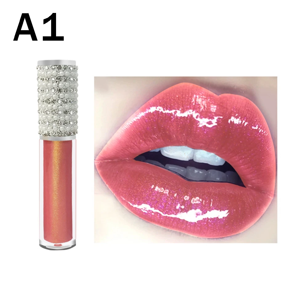 Fornitori di lucidalabbra diamantati all'ingrosso lucidalabbra Private Label cosmetici rossetto liquido Glitter lucido lucido personalizzato senza Logo