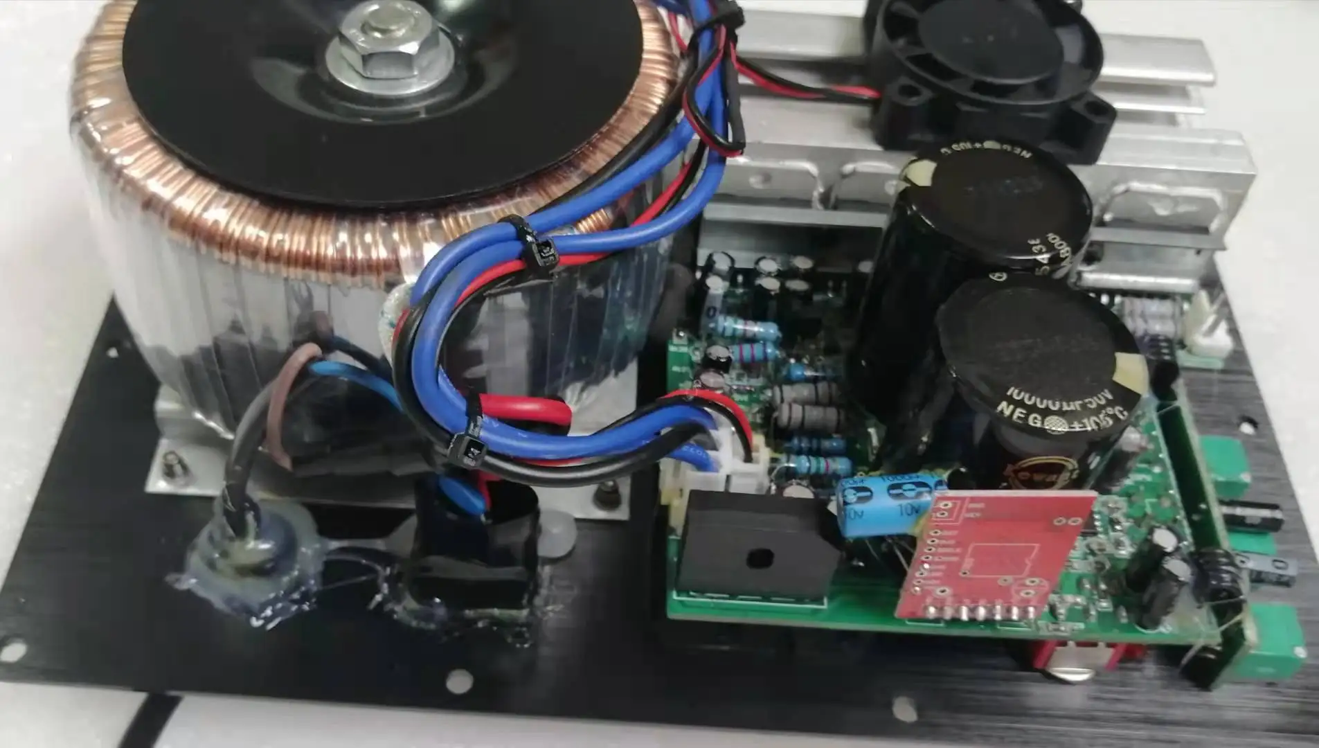 2.1 멀티미디어 서브우퍼 전력 증폭기 보드, 병렬 TDA7293 2.1 블루투스 증폭기 보드