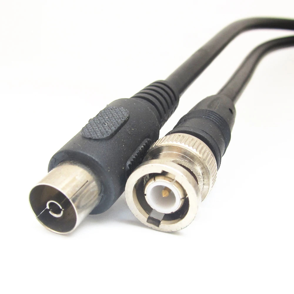 1pc 2.7M / 9ft BNC Male to TV Pal Female RG-59U Coaxial 75Ω RG Crimp Pigtail Cable