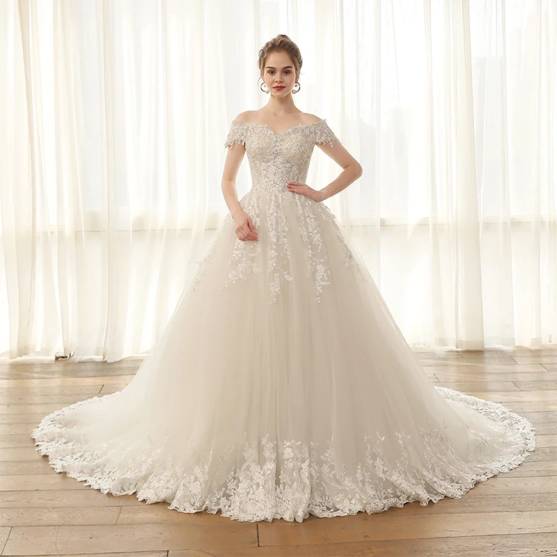 hebeos lace wedding dress Hebeos, Trumpet/Mermaid Sleeveless Lace Brush Train Weddin New Wedding Dress  Save 37%