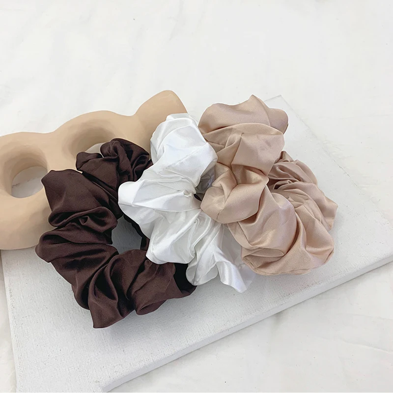 Scrunchie Multicolor Large Intestine Hair Ties Rope Ponytail Holder Great Qualtiy For Women