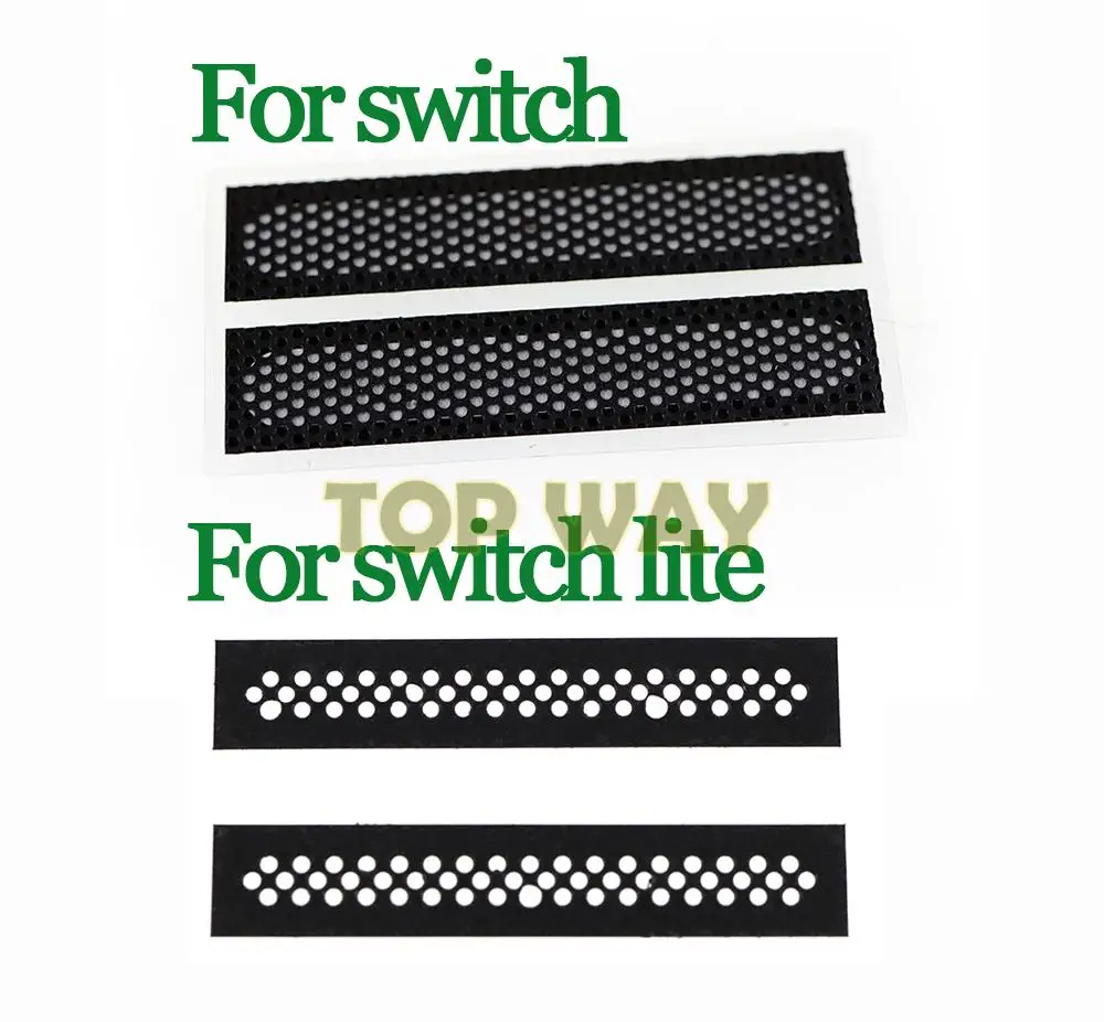 200 STKS VOOR NS Schakelaar Lite Links Rechts Stof Voorkomen Netto/Mesh Vervanging voor Nintendo Switch Console Koeler Filter stof-Net