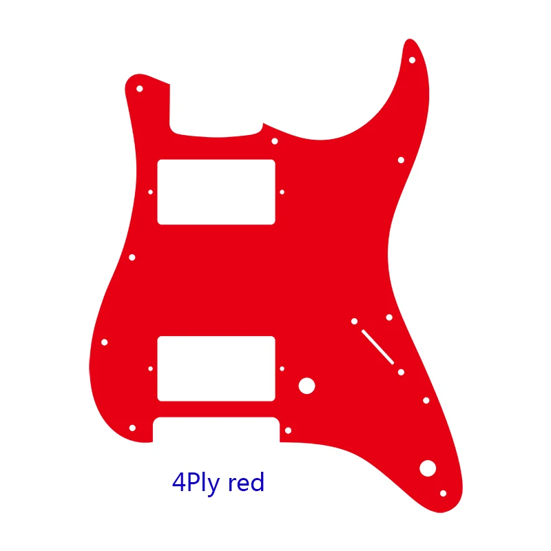 Fei Man Guitar Pickguard For US,11 Holes Scratch Plate,HHPAF,Humbucker Coil For USA,Mexico Fd Strat Guitar Parts,2 Control Holes